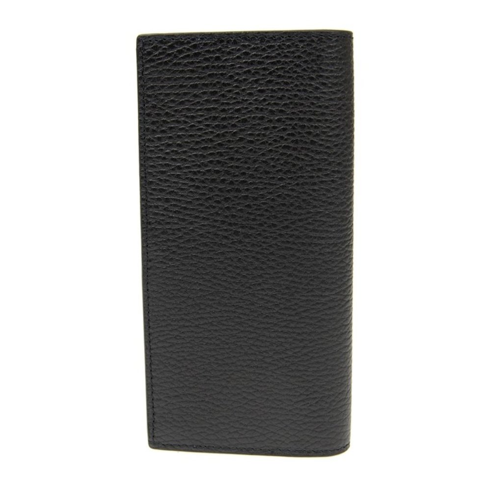 Gucci GG Black Long Fold Wallet with Yellow Interior NEW IN BOX - Picture 4 of 4